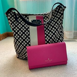 Kate Spade shoulder bag with matching wallet